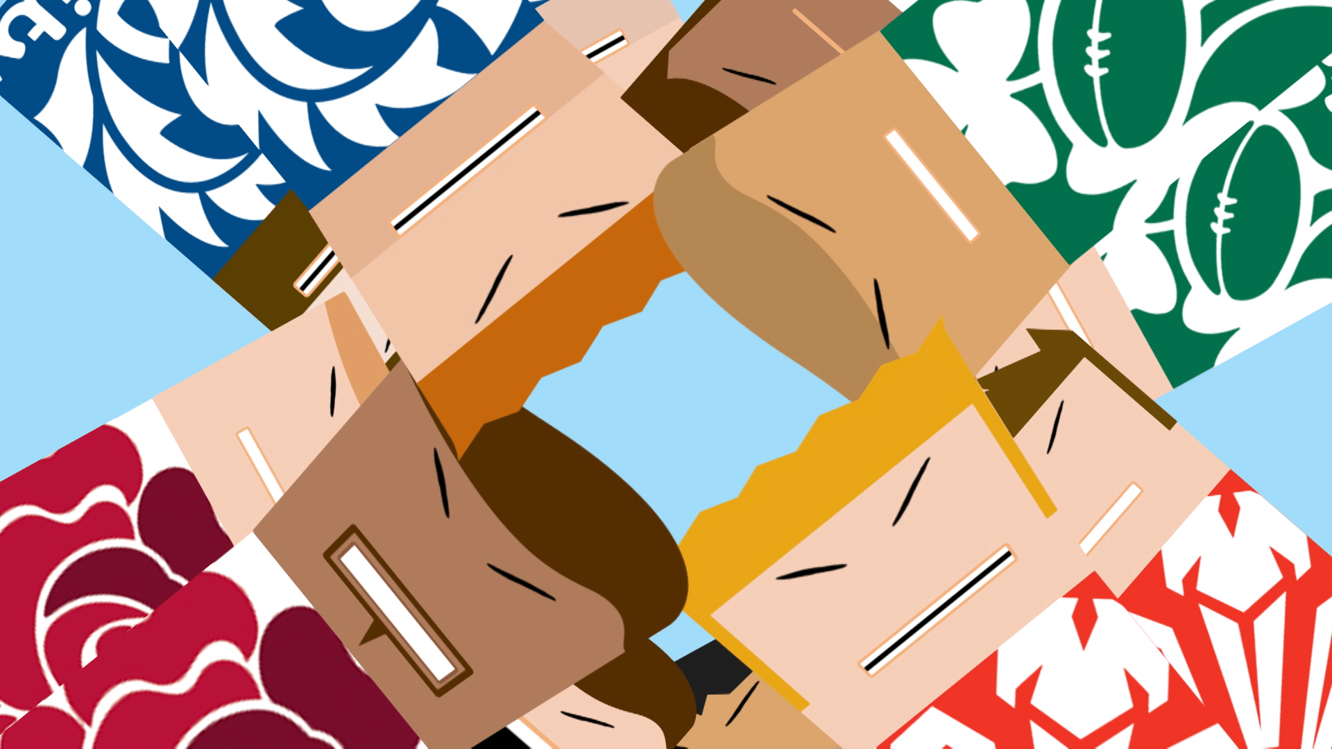 Animated Social Media Videos ITV Rugby Rugby World Cup Content
