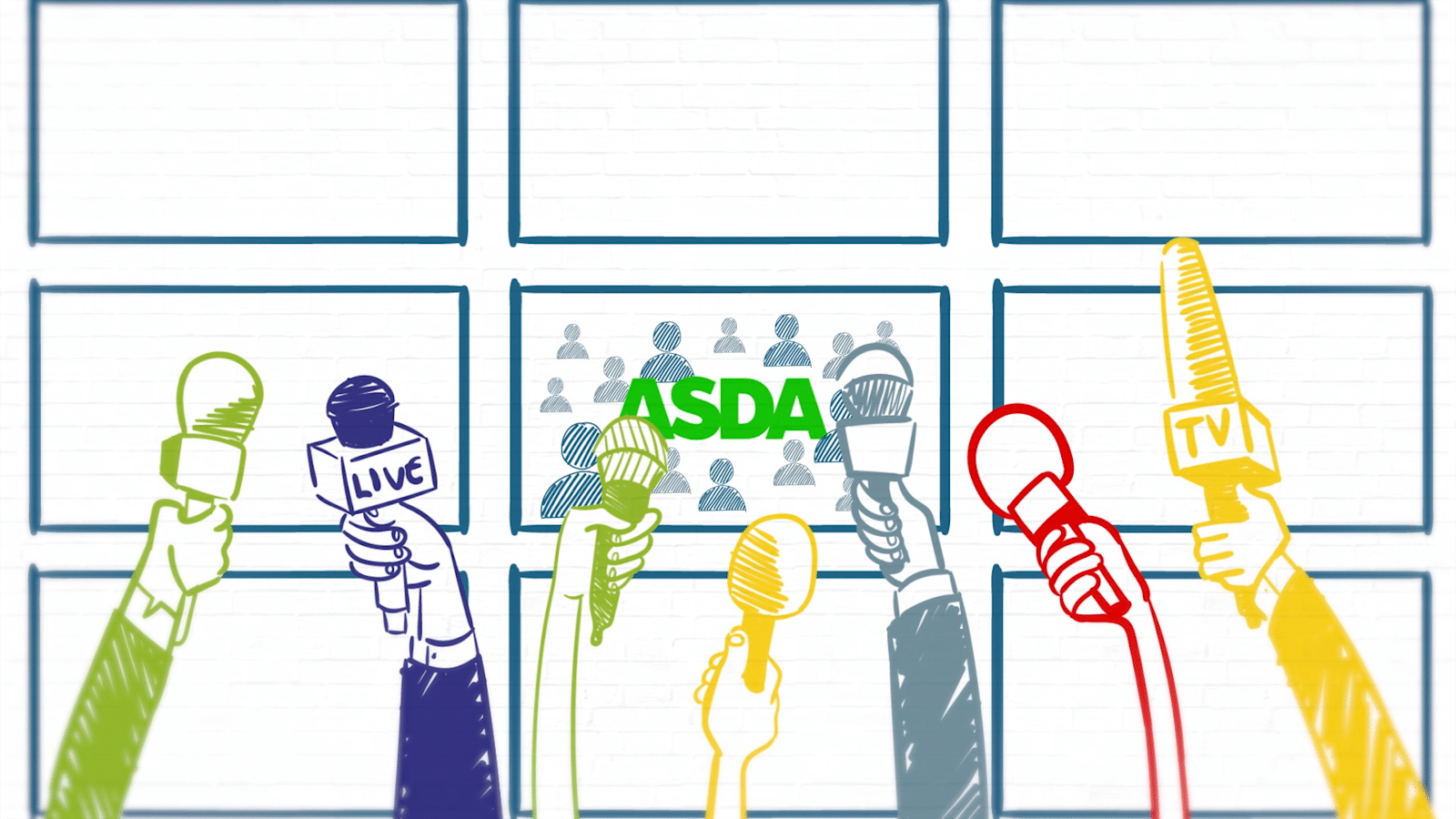 Asda Press Cartoon Visual