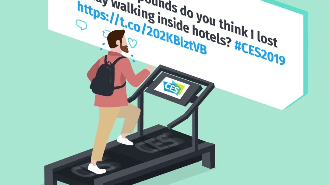 CES Treadmill Runner Animation