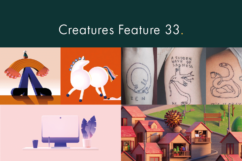 Creatures Feature 33 - Slick 3D and drawings to delight