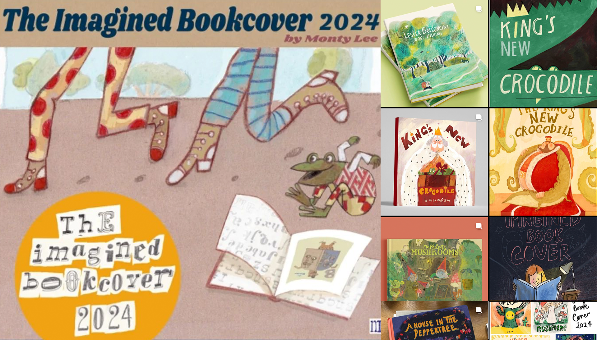 The Imagined Bookcover // Monty Lee & Others // Artist & Illustrator